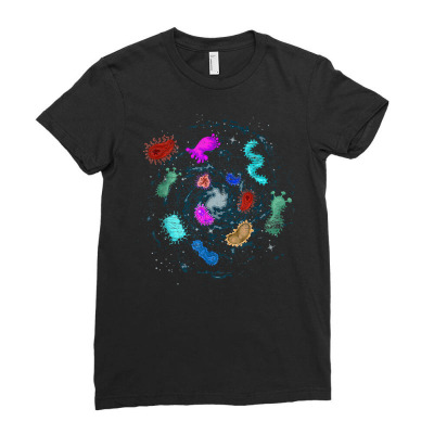 Biologist Science Microbiology Bacteria T Shirt Ladies Fitted T-shirt Designed By Kadejahdomenick