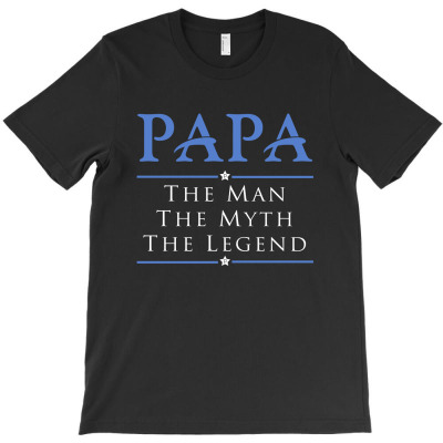Papa - Grandfather - Granddad - Papaw B T-shirt Designed By Phsl