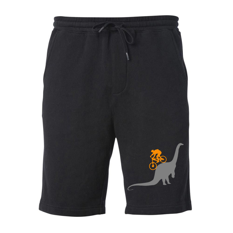 Mtb Dinosaur Dino Bike Mountain Bicycle Sport Fleece Short | Artistshot