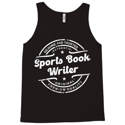 Sports Book Writer Vintage Stamp Retro Tank Top Designed By Ianart