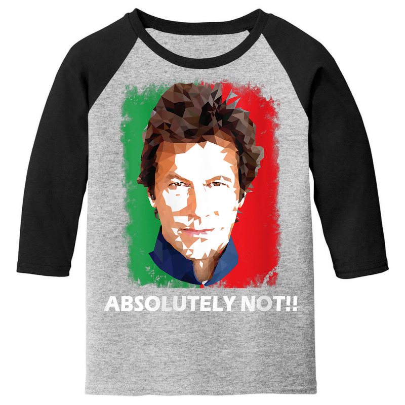 Womens Imran Khan Absolutely Not Pti Pakistan Prime Minister V Neck T  Youth 3/4 Sleeve by oluwafemimccullers | Artistshot