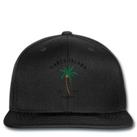 Womens Marco Island Florida Colorful Palm Tree Retro Novelty Art V Nec Printed Hat | Artistshot