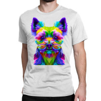 Yorkshire Terrier Yorkie Pop Art Dog T Shirt Classic T-shirt | Artistshot