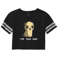 For Pug's Sake Scorecard Crop Tee | Artistshot