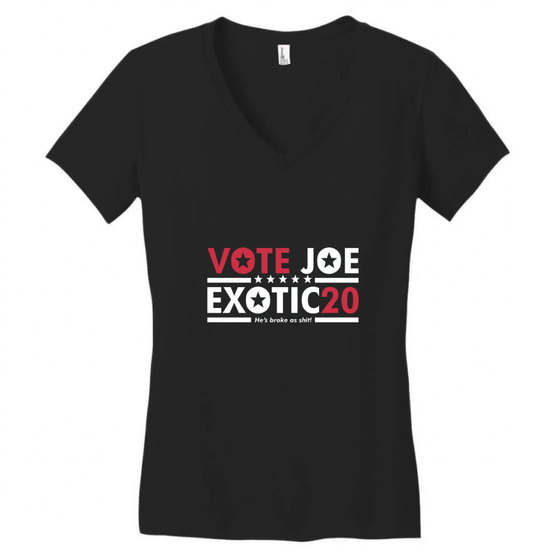 Vote For Joe Women's V-Neck T-Shirt by chrisnom | Artistshot