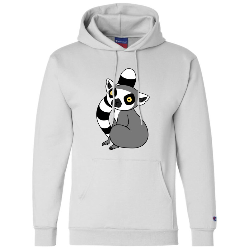 Ring Tailed Lemur Sitting Champion Hoodie | Artistshot