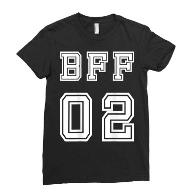 Bff 02 Shirt For Bestie Sisters T Shirt Girls Friendship Tee Ladies Fitted T-shirt Designed By 2yzqba67