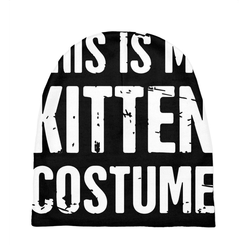 This Is My Kitten Costume Halloween Costume Party Baby Beanies | Artistshot