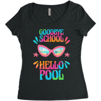 Goodbye School Hello Pool T  Shirt Goodbye School Hello Pool T  Shirtb Women's Triblend Scoop T-shirt | Artistshot