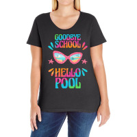 Goodbye School Hello Pool T  Shirt Goodbye School Hello Pool T  Shirtb Ladies Curvy T-shirt | Artistshot