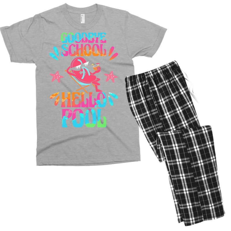 Goodbye School Hello Pool T  Shirt Goodbye School Hello Pool T  Shirtb Men's T-shirt Pajama Set | Artistshot