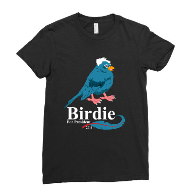 Birdie  Sanders Ladies Fitted T-shirt Designed By Rardesign