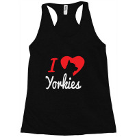 I Love Yorkies Dogs Racerback Tank | Artistshot