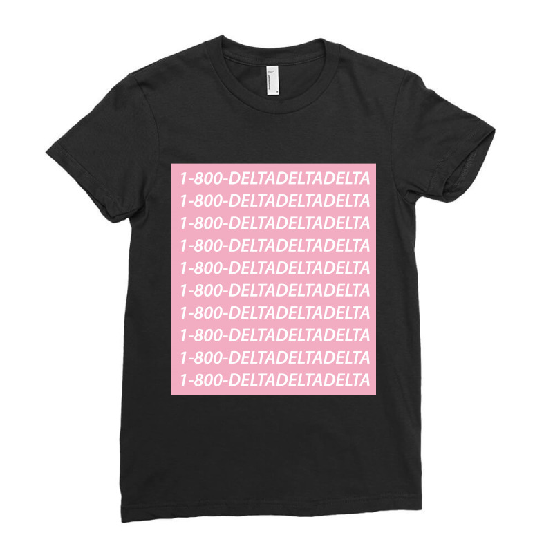 1-800-deltadeltadelta Ladies Fitted T-Shirt by rardesign | Artistshot