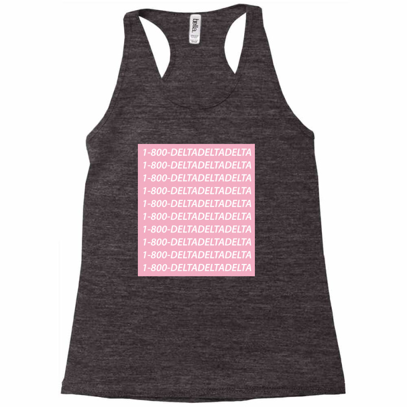 1-800-deltadeltadelta Racerback Tank by rardesign | Artistshot