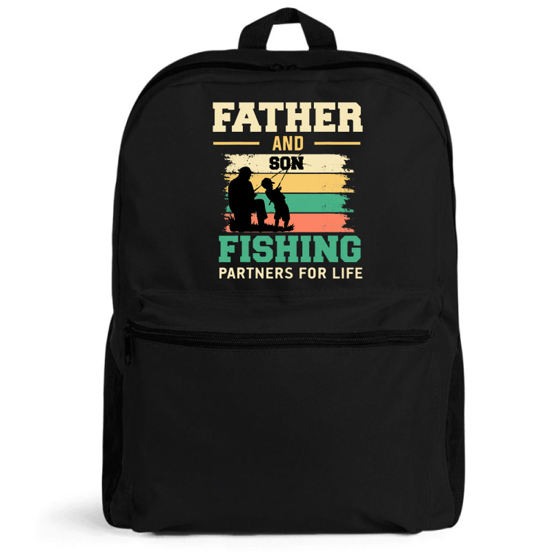 Fishing Father Fathers Day Matching Fishing Father And Son Backpack | Artistshot