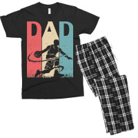 Basketball Coach Great Father Day Men Basketball Playing Daddy Papa Da Men's T-shirt Pajama Set | Artistshot