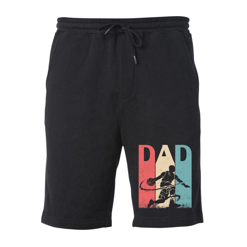 Basketball Coach Great Father Day Men Basketball Playing Daddy Papa Da Fleece Short | Artistshot