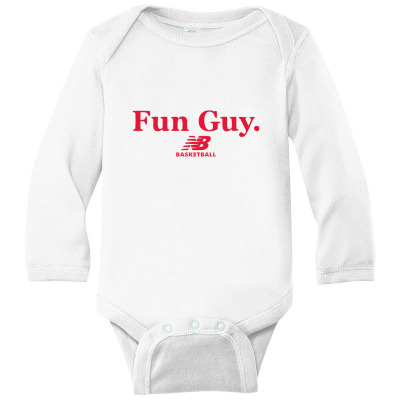 Fun Guy Kawhi Leonard Long Sleeve Baby Bodysuit Designed By Miniamados