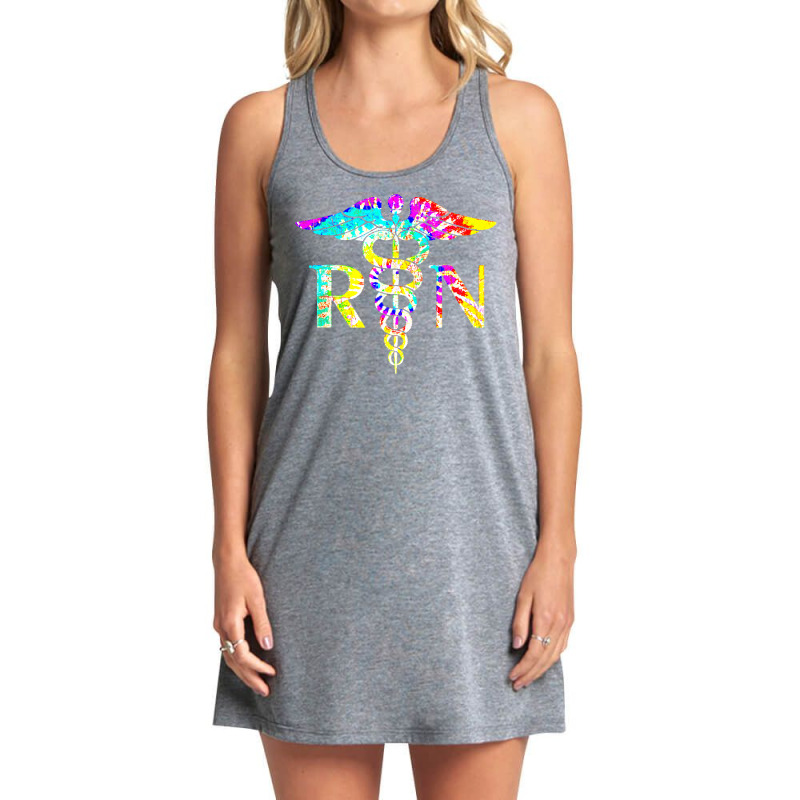 Lovely Rn Registered Nurse Tie Dye T  Shirt Lovely Rn Registered Nurse Tank Dress | Artistshot