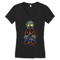 Plants Vs Zombies Scream Women's V-neck T-shirt | Artistshot