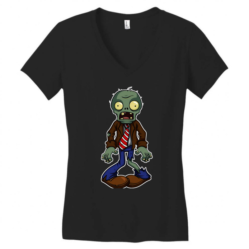 Plants Vs Zombies Scream Women's V-Neck T-Shirt by rastyrocl | Artistshot