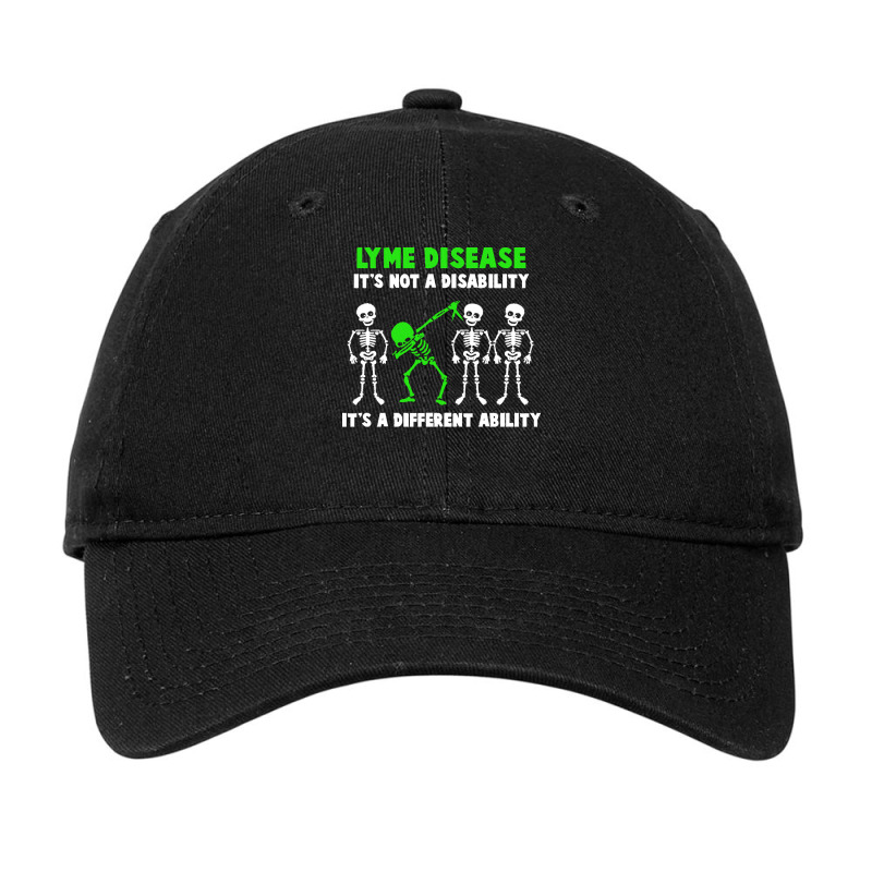 Lyme Disease Awareness T  Shirt Lyme Disease Awareness It's Not A Disa Adjustable Cap by rico96716 | Artistshot