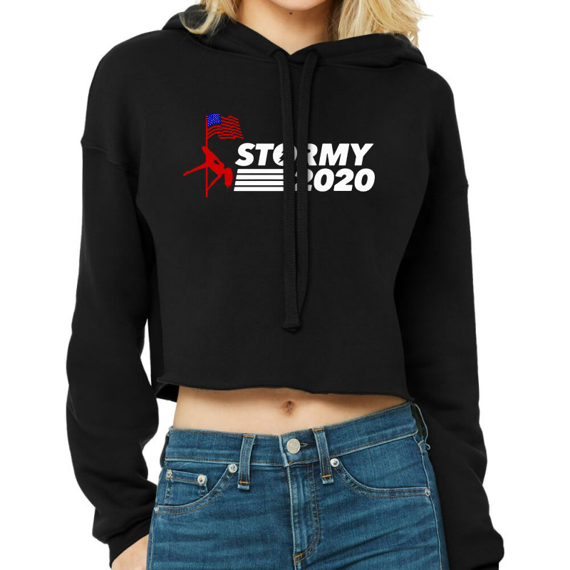 Stormy 2020 Cropped Hoodie by rastyrocl | Artistshot