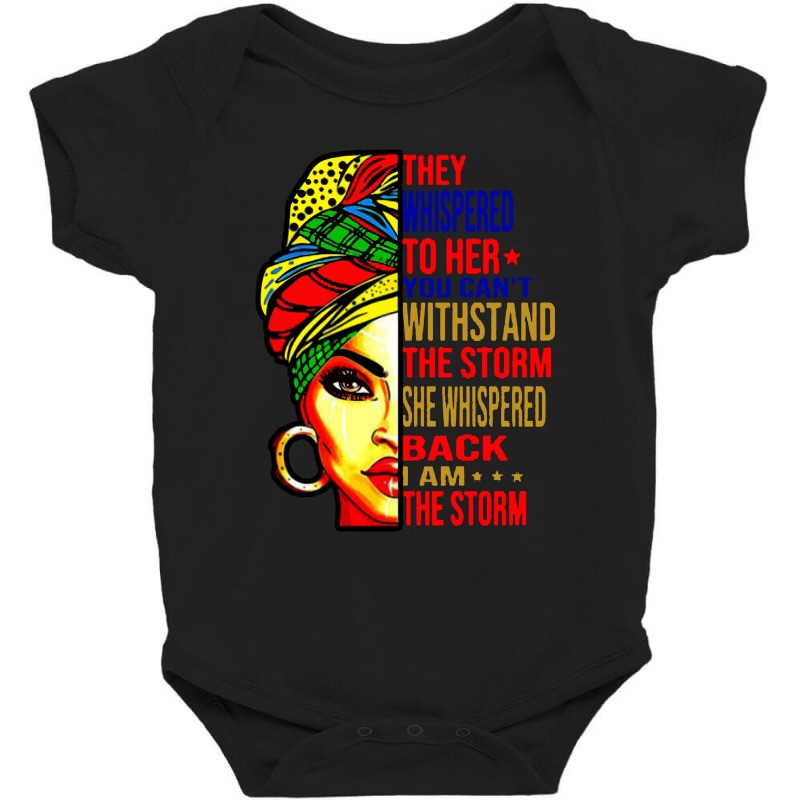 They Whispered To Her Tshirt Melanin Queen Baby Bodysuit | Artistshot