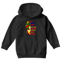 They Whispered To Her Tshirt Melanin Queen Youth Hoodie | Artistshot