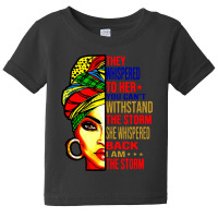 They Whispered To Her Tshirt Melanin Queen Baby Tee | Artistshot