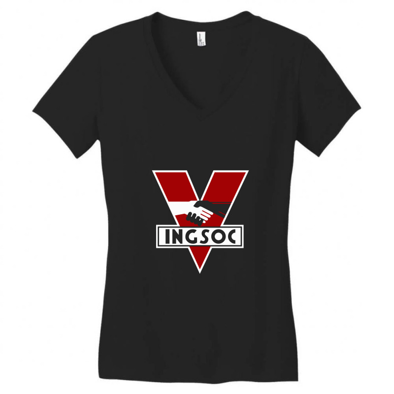 Ingsoc 1984 Women's V-Neck T-Shirt by rajaaempat | Artistshot