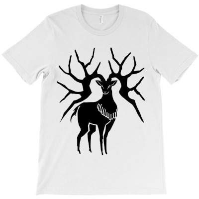 Golden Deer Horn T-shirt Designed By Ringgoku