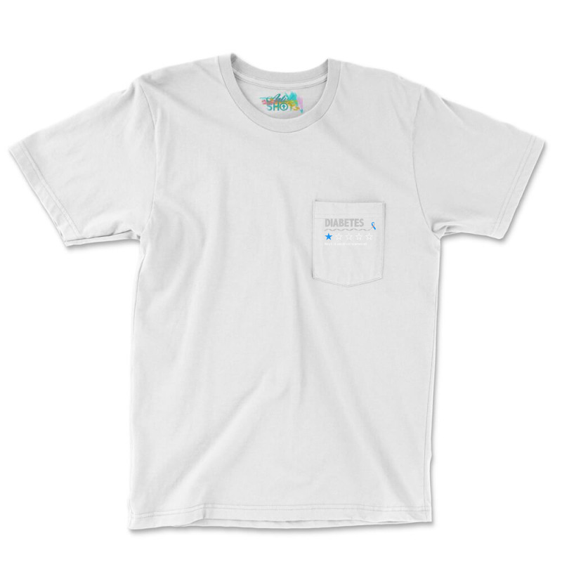 Diabetes Review Very Bad Would Not Recommend 1 Star Rating T Shirt Pocket T-shirt | Artistshot