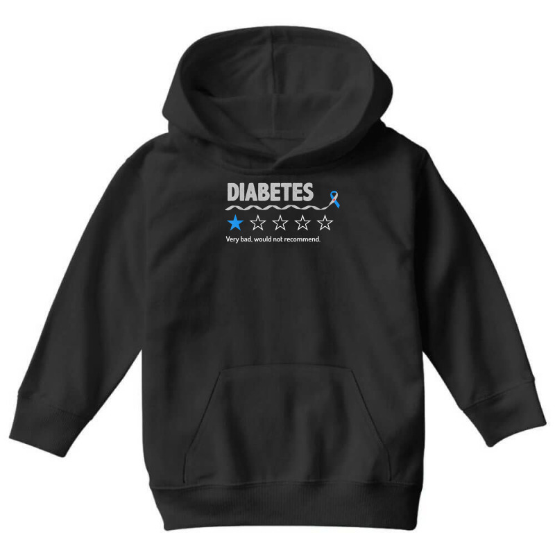 Diabetes Review Very Bad Would Not Recommend 1 Star Rating T Shirt Youth Hoodie | Artistshot