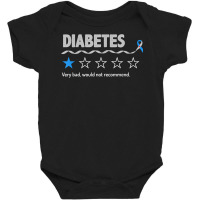 Diabetes Review Very Bad Would Not Recommend 1 Star Rating T Shirt Baby Bodysuit | Artistshot