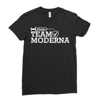 Team Moderna Vaccine, Moderna Vaccinated Vaccination T Shirt Ladies Fitted T-shirt | Artistshot