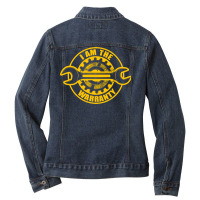 Im The Warranty Art Sticker Ladies Denim Jacket | Artistshot