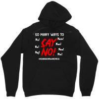 So Many Ways To Say No Red Ribbon Week T  Shirt So Many Ways To Say No Unisex Hoodie | Artistshot