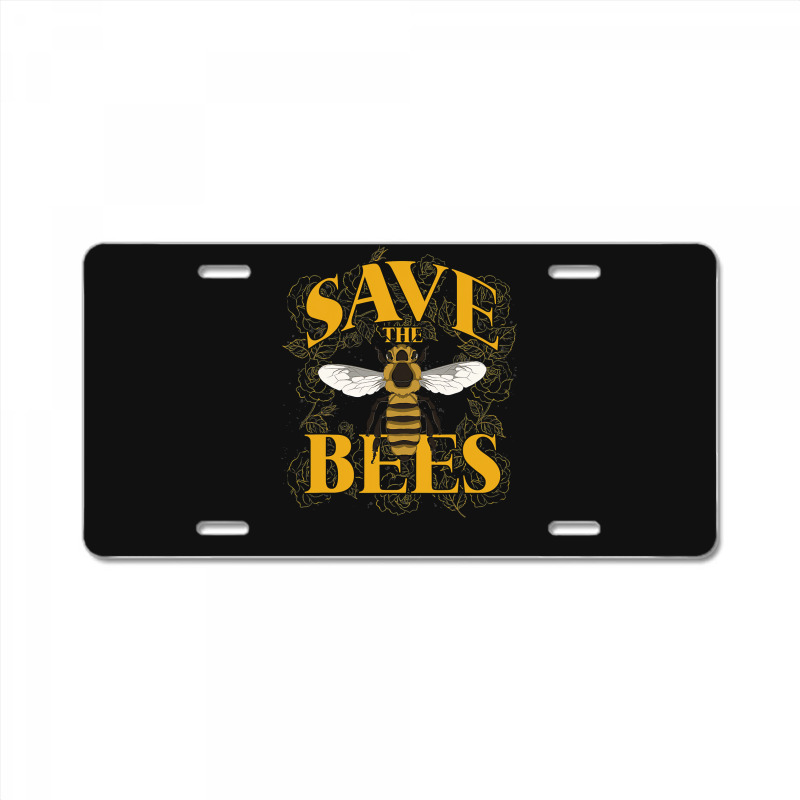 Bee Beekeeper Apiarist Environmental Awareness Honeybee 281 Hive Beeke License Plate | Artistshot