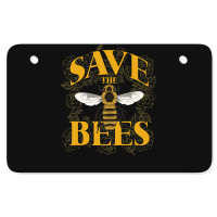 Bee Beekeeper Apiarist Environmental Awareness Honeybee 281 Hive Beeke Atv License Plate | Artistshot