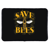 Bee Beekeeper Apiarist Environmental Awareness Honeybee 281 Hive Beeke Rectangle Patch | Artistshot