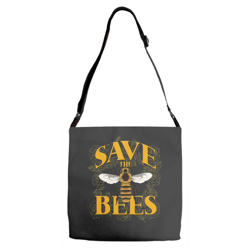 Bee Beekeeper Apiarist Environmental Awareness Honeybee 281 Hive Beeke Adjustable Strap Totes | Artistshot