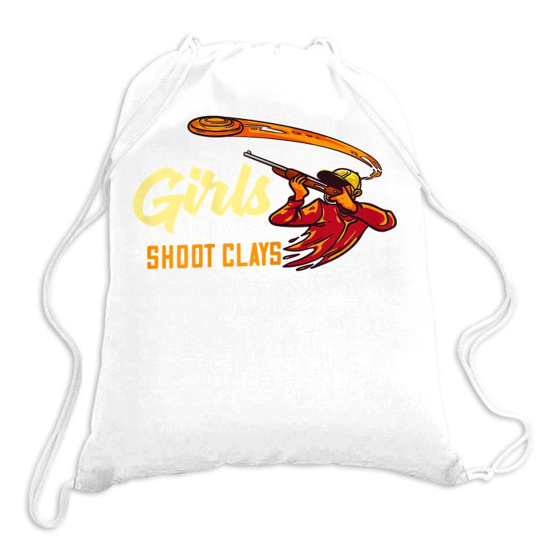 Womens Sporting Clay Shooting Gift Trap Skeet Shooting T Shirt Drawstring Bags | Artistshot