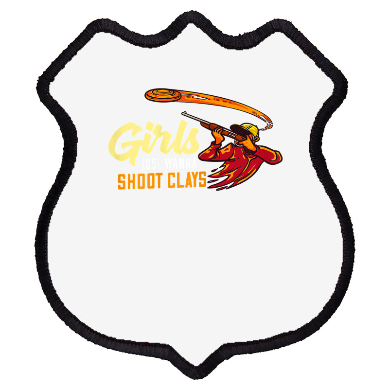 Womens Sporting Clay Shooting Gift Trap Skeet Shooting T Shirt Shield Patch | Artistshot