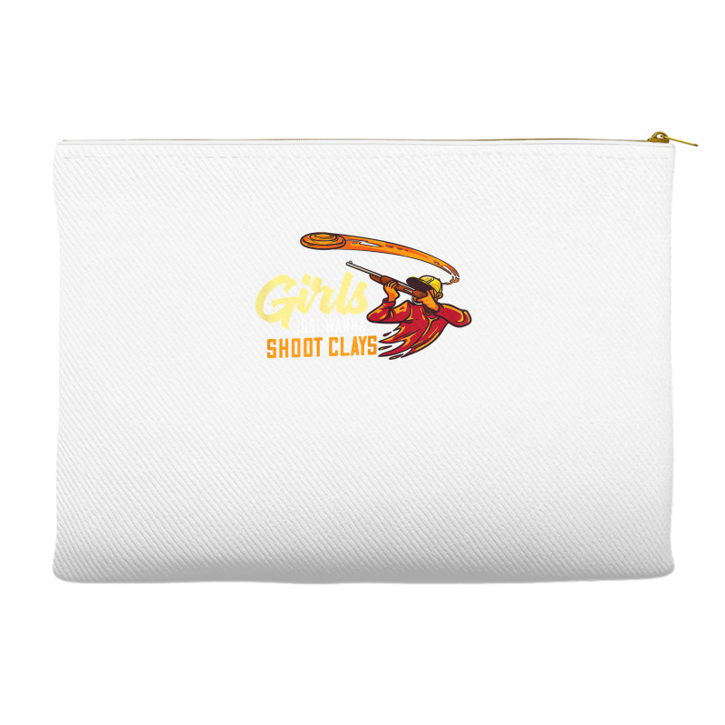 Womens Sporting Clay Shooting Gift Trap Skeet Shooting T Shirt Accessory Pouches | Artistshot