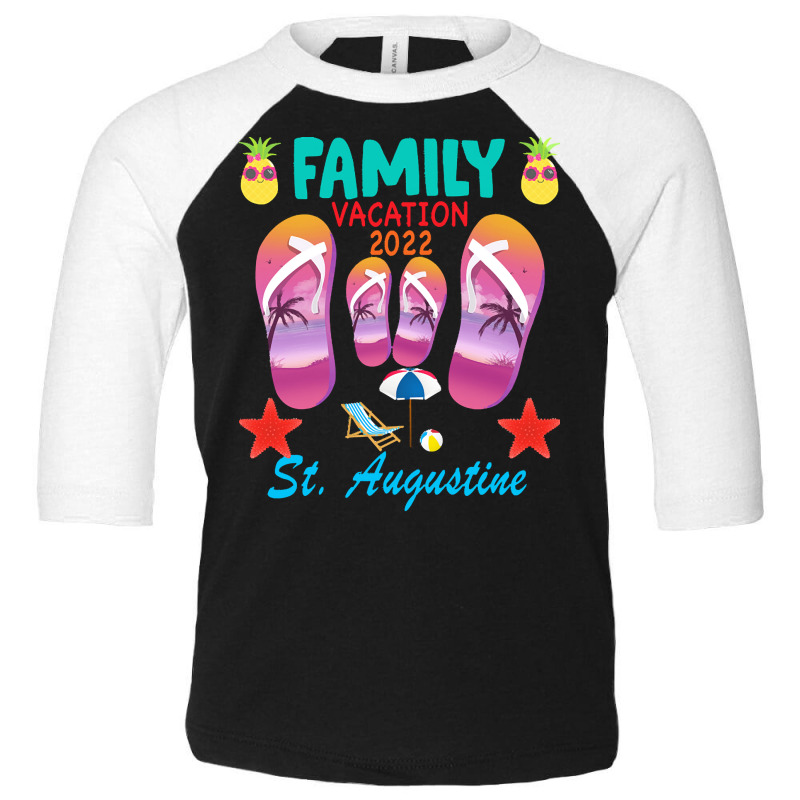 St Augustine Florida Vacation 2022 T  Shirt St. Augustine Florida Vaca Toddler 3/4 Sleeve Tee | Artistshot