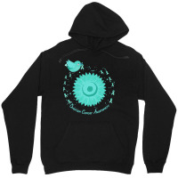 Ovarian Cancer Awareness T  Shirt Ovarian Cancer Awareness Sunflower T Unisex Hoodie | Artistshot