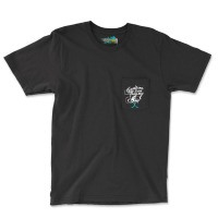 Ovarian Cancer T  Shirt Cancer Can Kiss My Ass! Ovarian ( Teal Ribbon) Pocket T-shirt | Artistshot