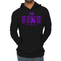 Pancreatic Cancer Awareness T  Shirt Pancreatic Cancer Awareness Fine Lightweight Hoodie | Artistshot